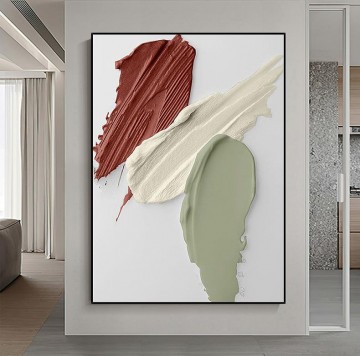 抽象的かつ装飾的 Painting - ドロップアブストラクト04 by Palette Knifeウォールアートミニマリズム